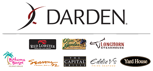 A List of All Darden Restaurant's and affiliates who trust AA Locks and Repair for Commercial